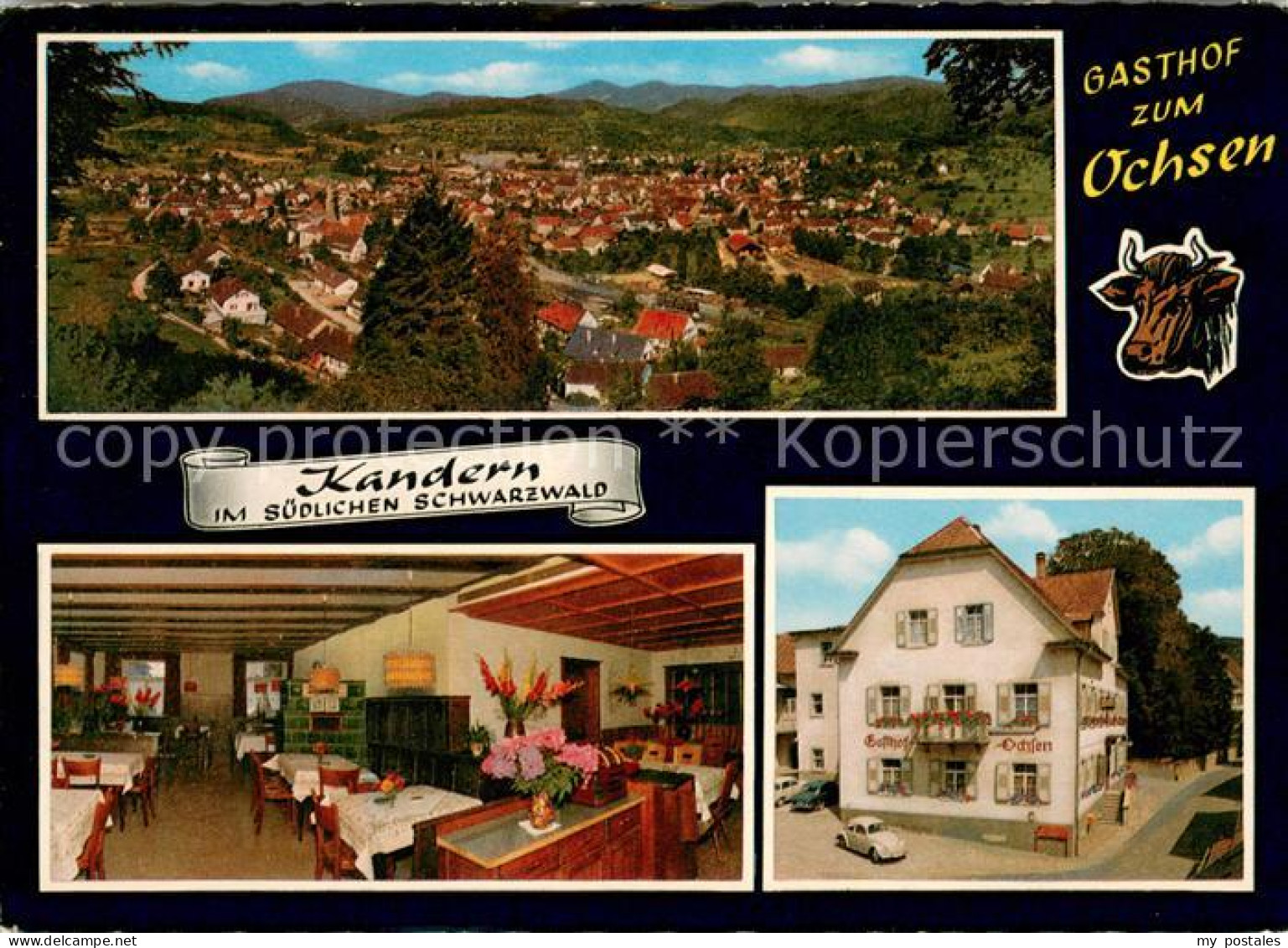 73653160 Kandern Panorama Gasthof Ochsen Gaststube Kandern - Kandern