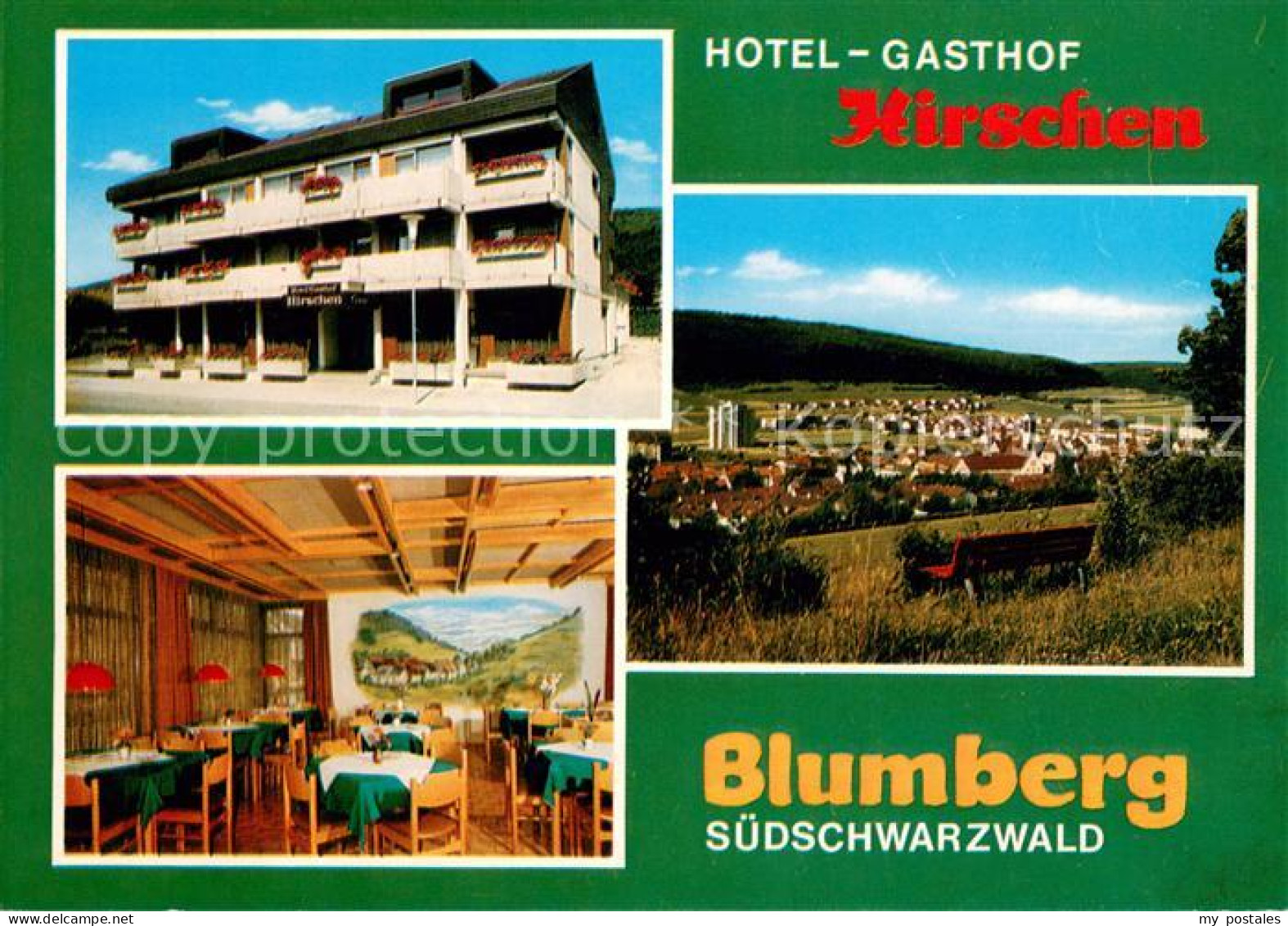 73653158 Blumberg Baden Hotel Gasthof Hirschen Gaststube Panorama Blumberg Baden - Autres & Non Classés