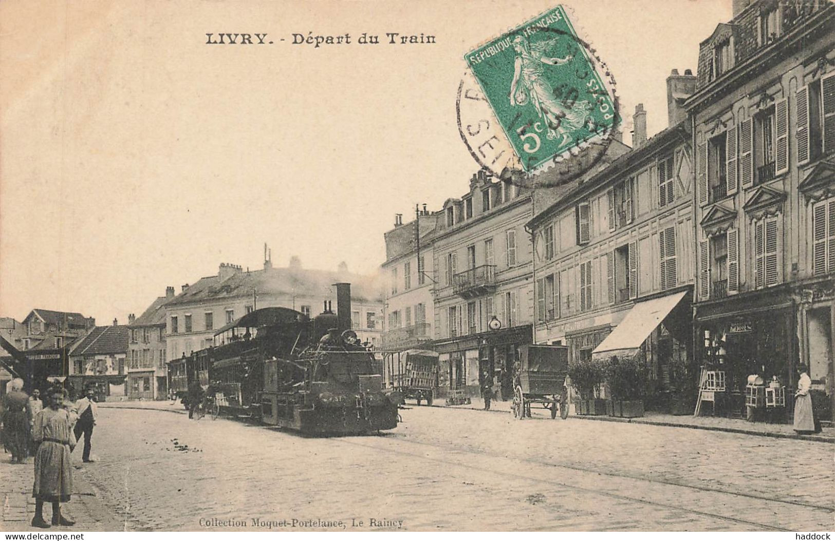 LIVRY : DEPART DU TRAIN (PETITE FENTE BAS GAUCHE) - Livry Gargan