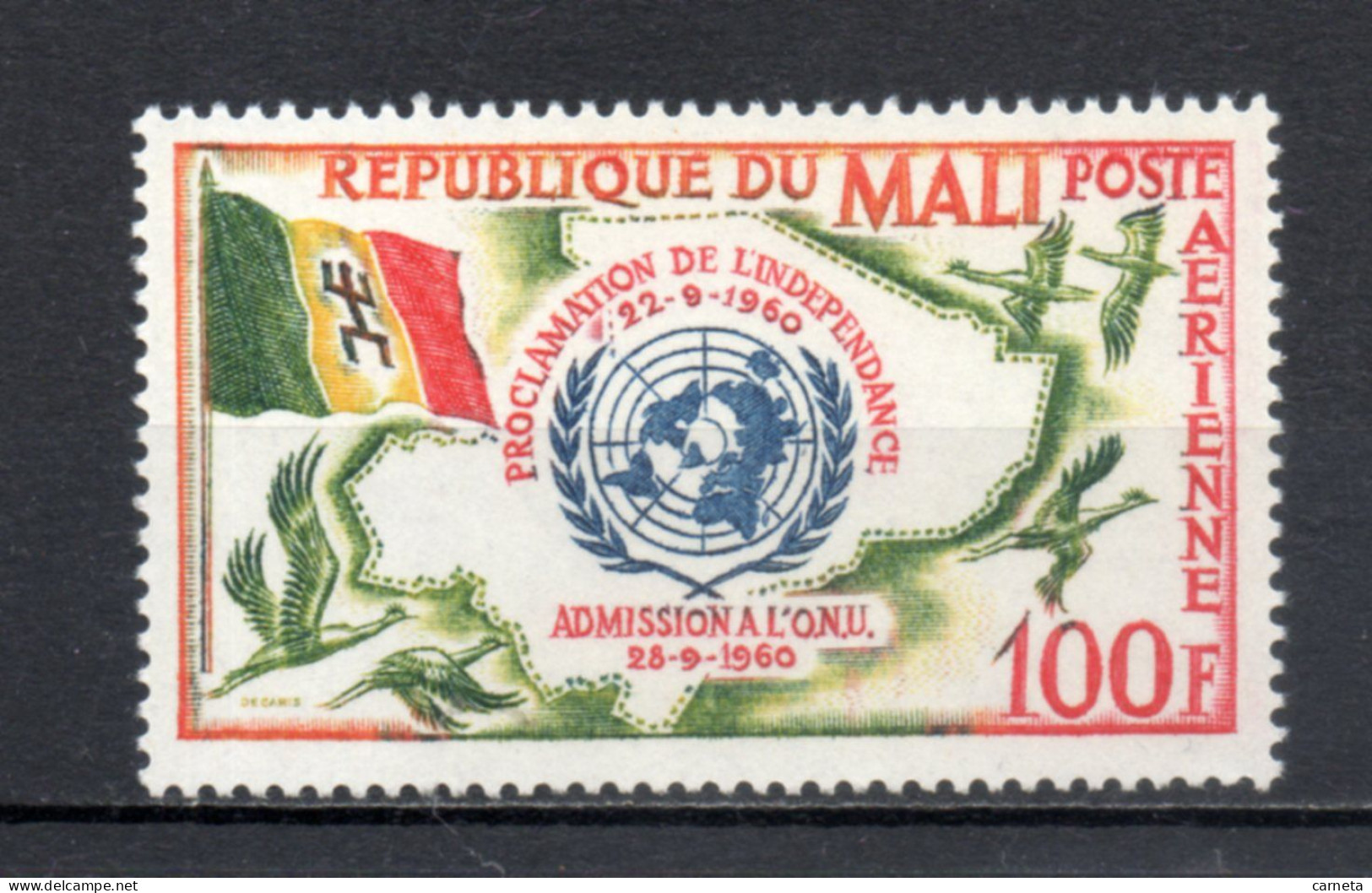 MALI  PA  N° 11   NEUF SANS CHARNIERE  COTE 3.00€    NATIONS UNIES - Mali (1959-...)