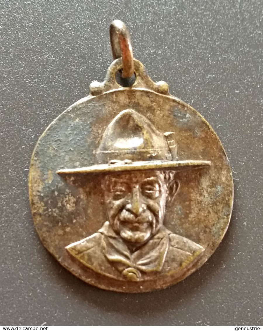 Pendentif Médaille Scoutisme "Baden Powell / XXVe Anniversaire 13 Décembre 1936 Paris" Scouts De France - Godsdienst & Esoterisme