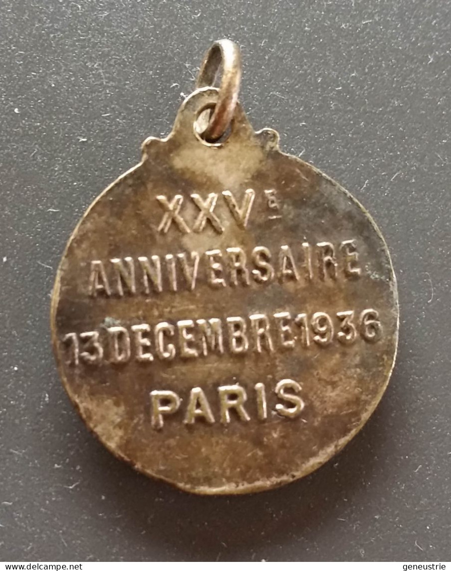 Pendentif Médaille Scoutisme "Baden Powell / XXVe Anniversaire 13 Décembre 1936 Paris" Scouts De France - Religion &  Esoterik