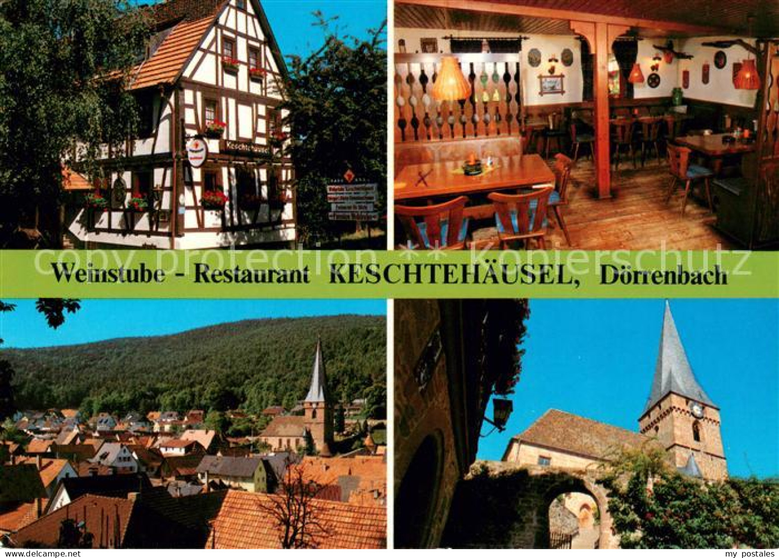 73653134 Doerrenbach Weinstube Restaurant Keschtehaeusel Gaststube Stadtblick Ki - Bad Bergzabern