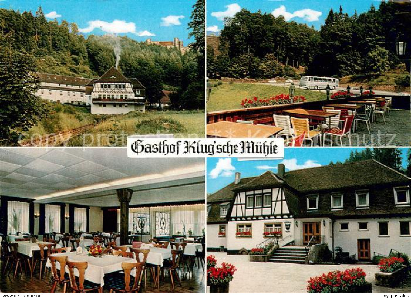 73653131 Trippstadt Gasthof Klugsche Muehle Terrasse Gastraum Trippstadt - Otros & Sin Clasificación