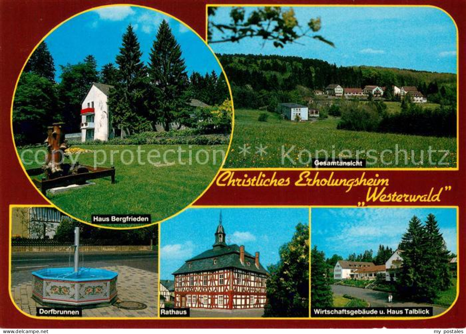 73653126 Rehe Westerwald Christl Erholungsheim Westerwald Haus Bergfrieden Dorfb - Other & Unclassified