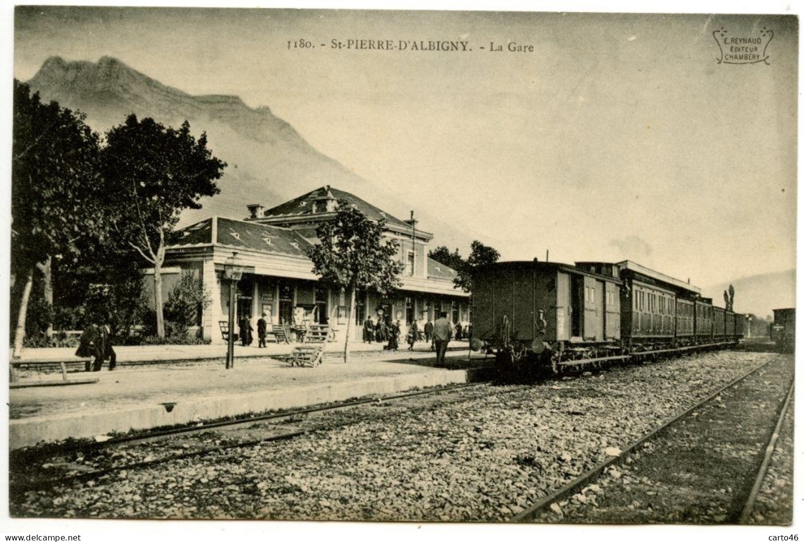 Saint-Pierre D'Albigny  (Savoie) - La Gare - Train  - Voir Scan - Saint Pierre D'Albigny