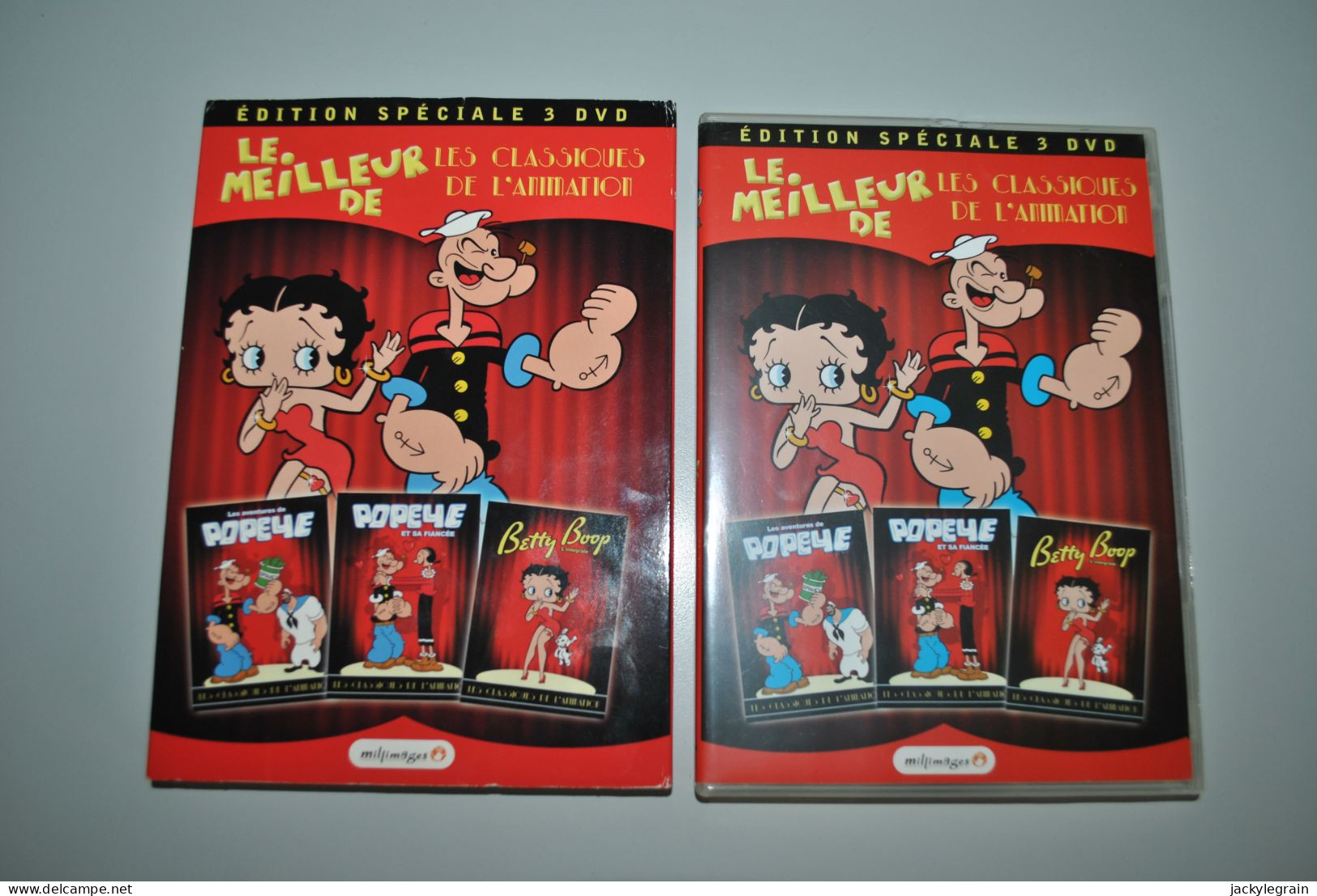 DVD "Popeye/Betty Boop" Langue : Français Bon état (boitier Endommagé) Vente En Belgique Uniquement Envoi Bpost 3 € - Animation