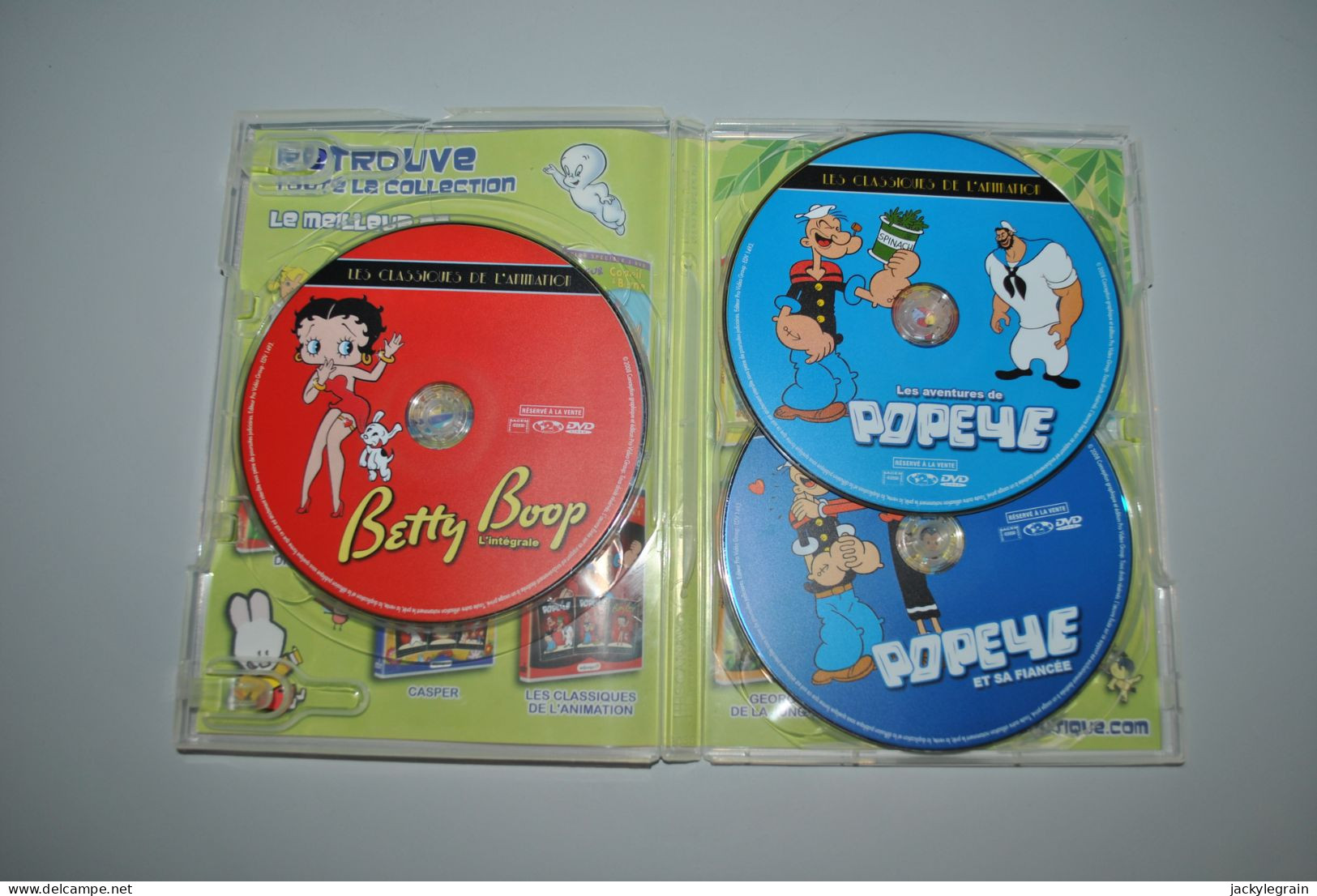 DVD "Popeye/Betty Boop" Langue : Français Bon état (boitier Endommagé) Vente En Belgique Uniquement Envoi Bpost 3 € - Dessin Animé