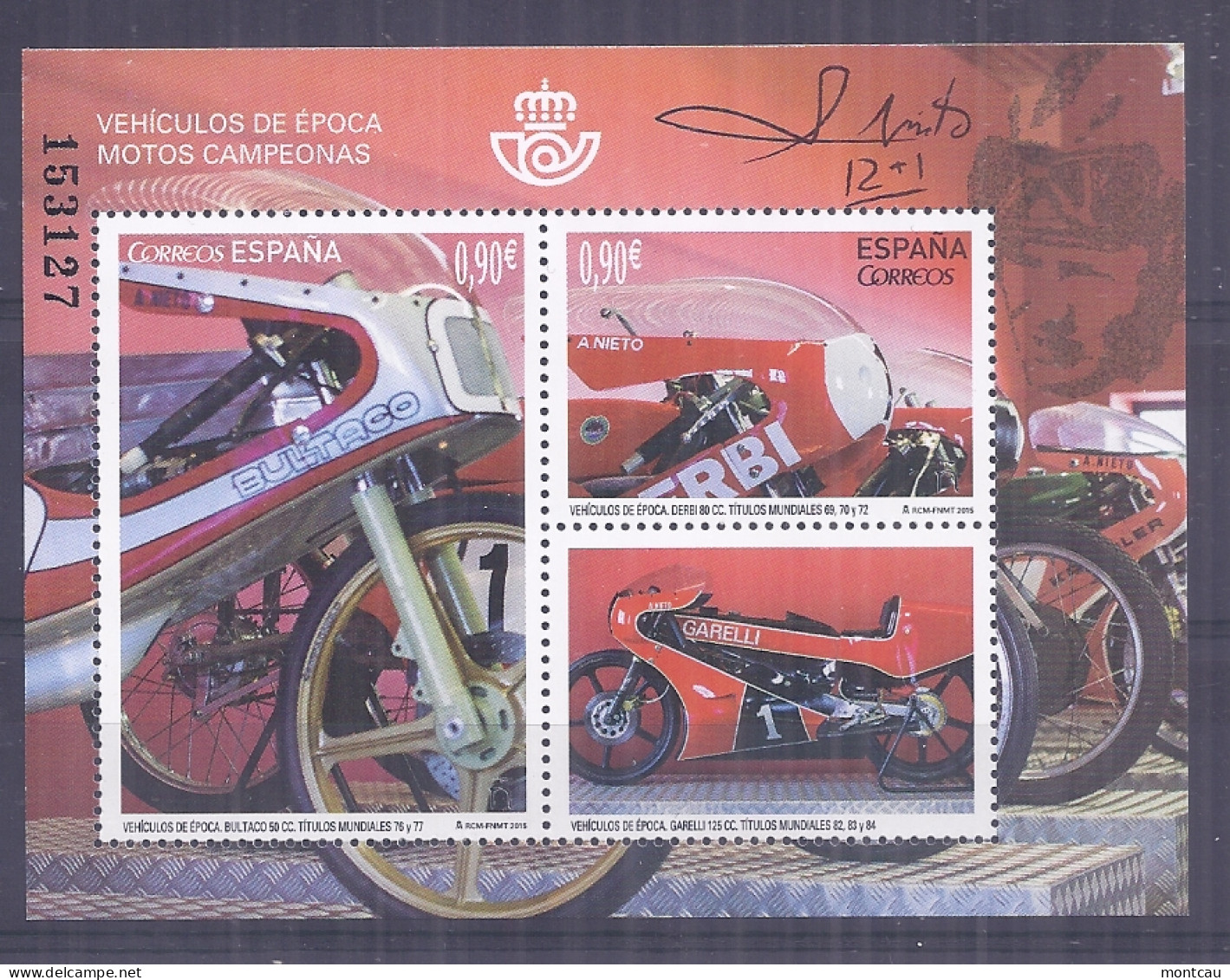 Spain 2015. Vehiculos De Epoca. Ed: 5012-13 Mnh(**) - Unused Stamps