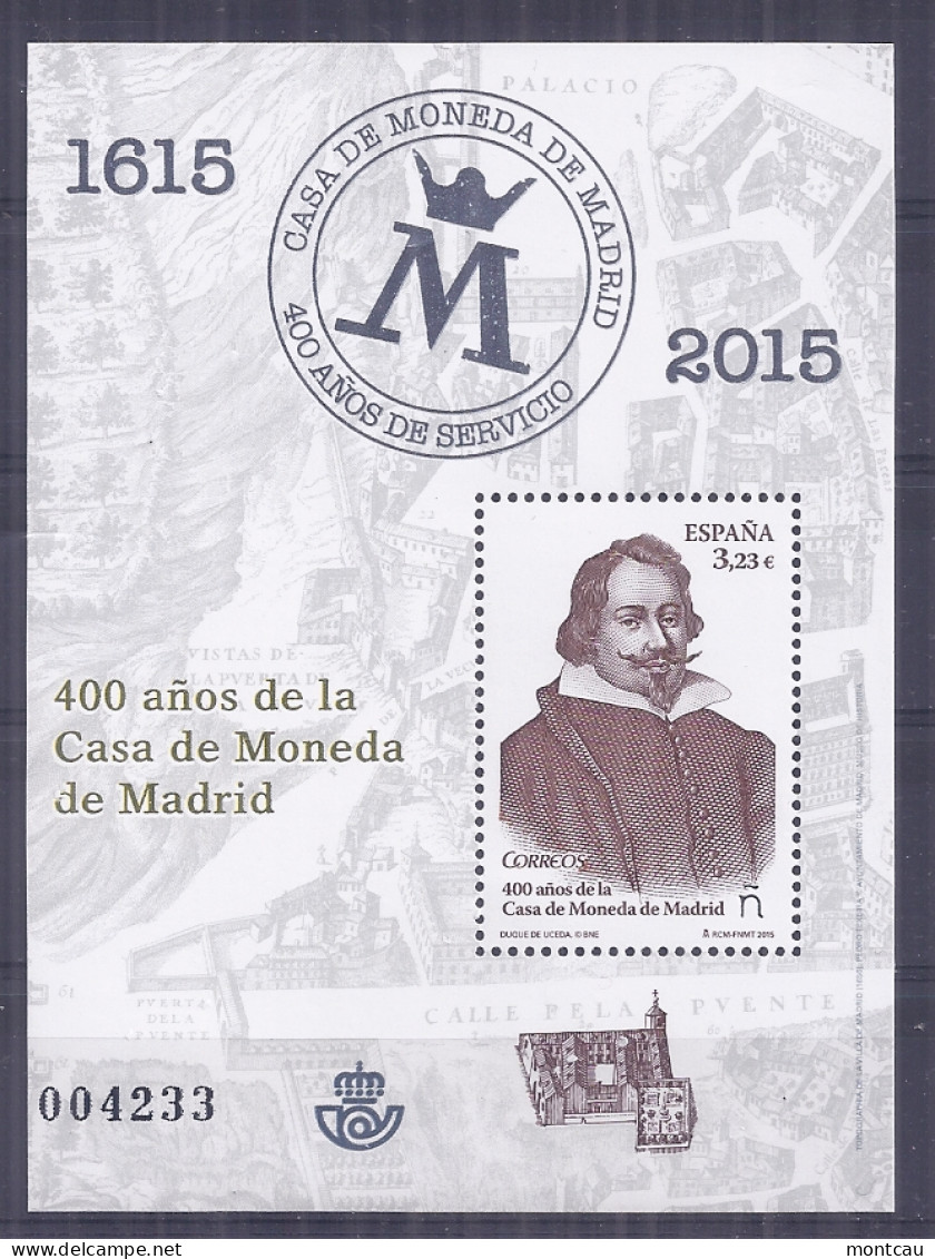 Spain 2015. Casa De La Moneda. Ed: 4975 Mnh(**) - Ongebruikt