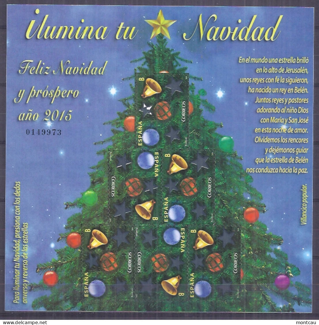 Spain 2014. Navidad. Ed: 4923 Mnh(**) - Unused Stamps