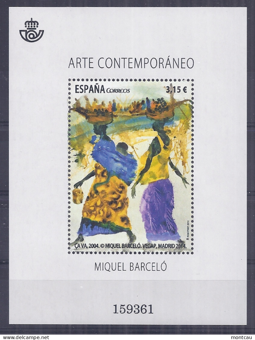 Spain 2014. Miquel Barcelo. Ed: 4898 Mnh(**) - Unused Stamps