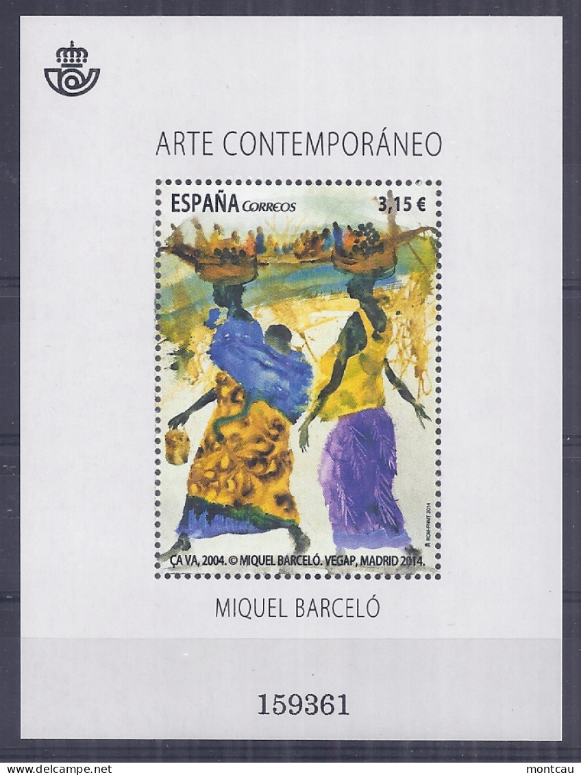 Spain 2014. Miquel Barcelo. Ed: 4898 Mnh(**) - Ungebraucht