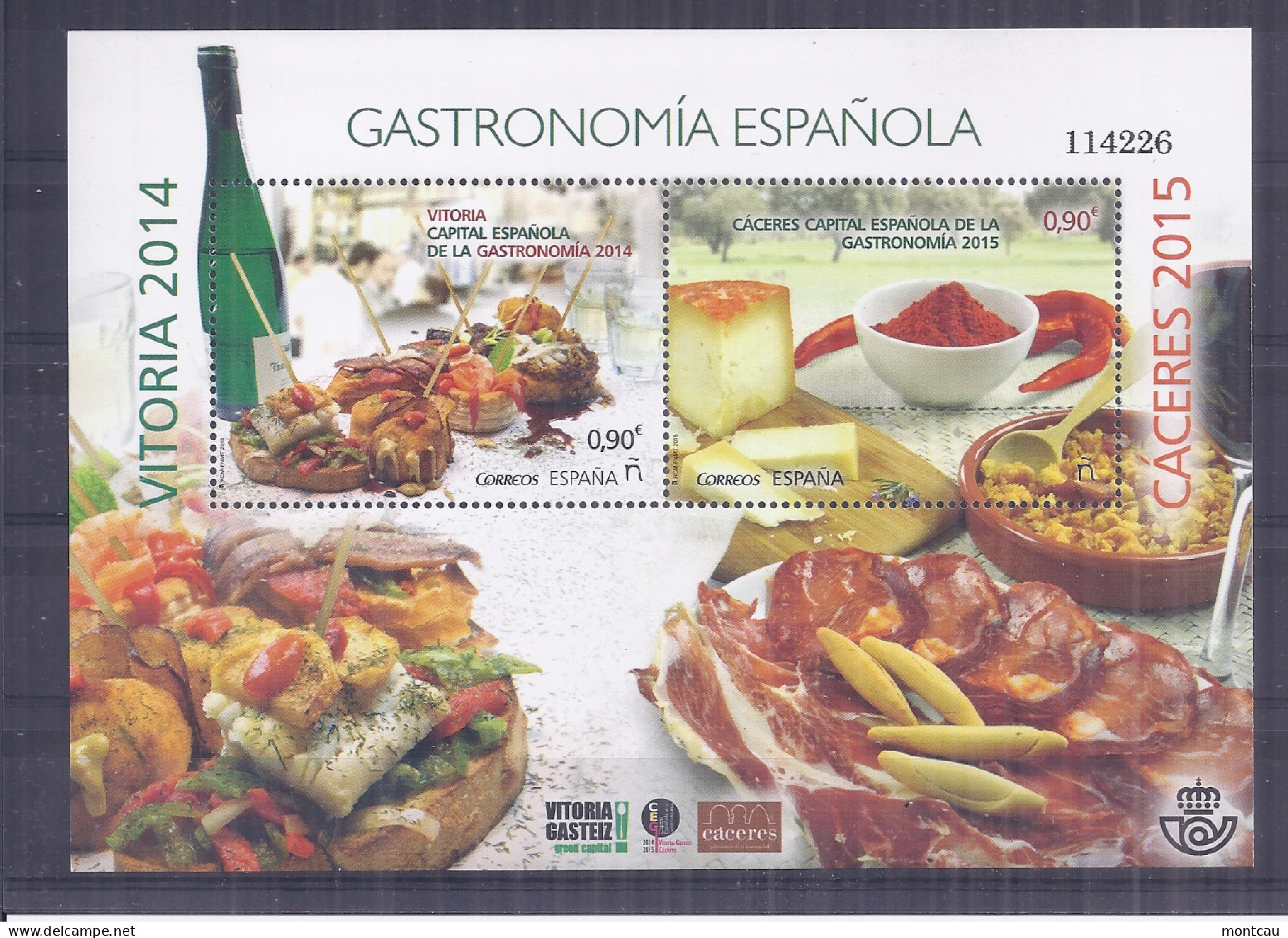 Spain 2015. Gastronomia. Ed: 4942 Mnh(**) - Nuevos