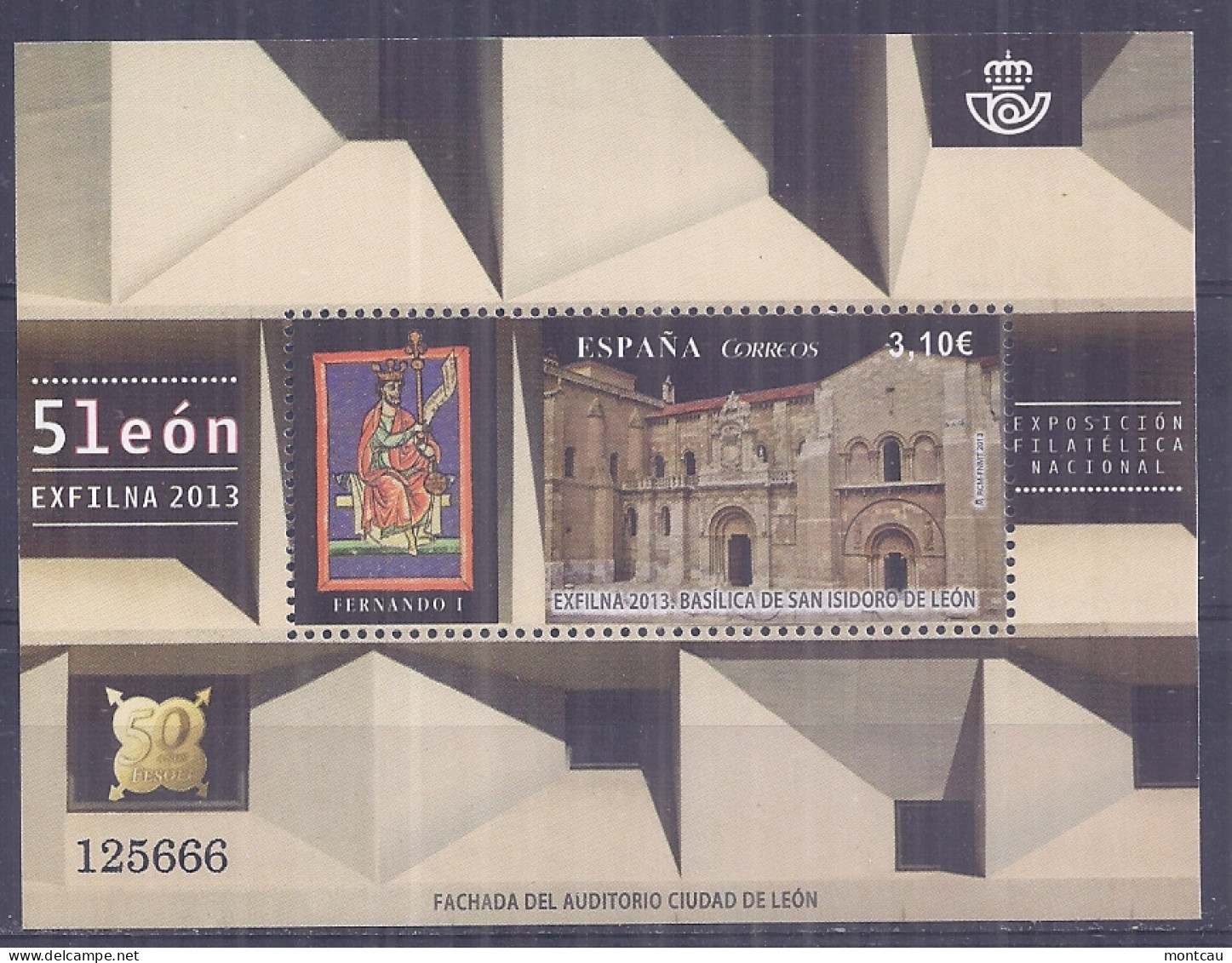 Spain 2013. Exfilna. Ed: 4815 Mnh(**) - Unused Stamps