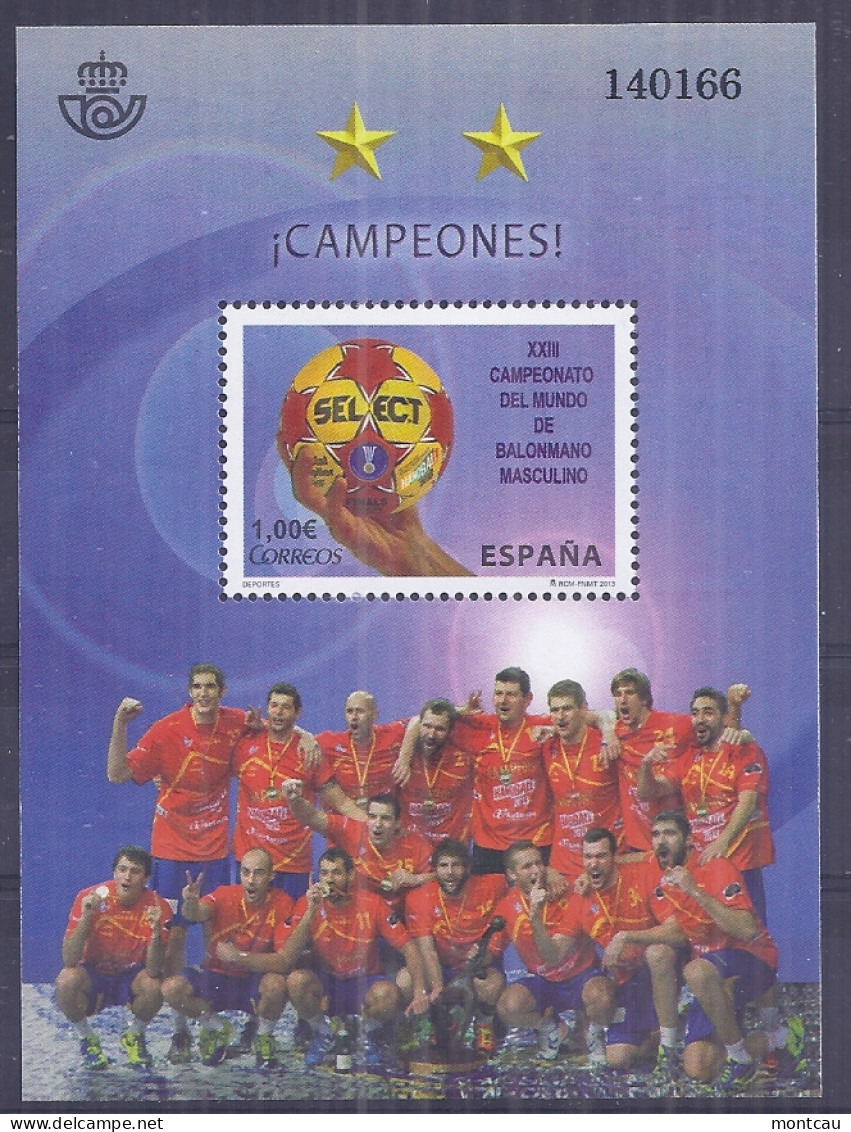 Spain 2013. Campeon Mundial Balonmano. Ed: 4811 Mnh(**) - Nuevos