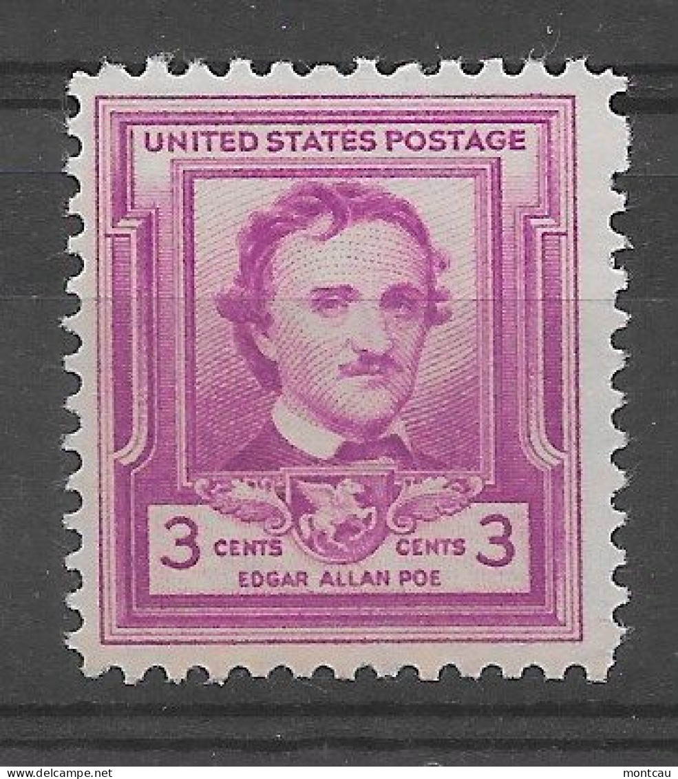 USA 1949.  Edgar Allan Poe Sc 986  (**) - Nuovi