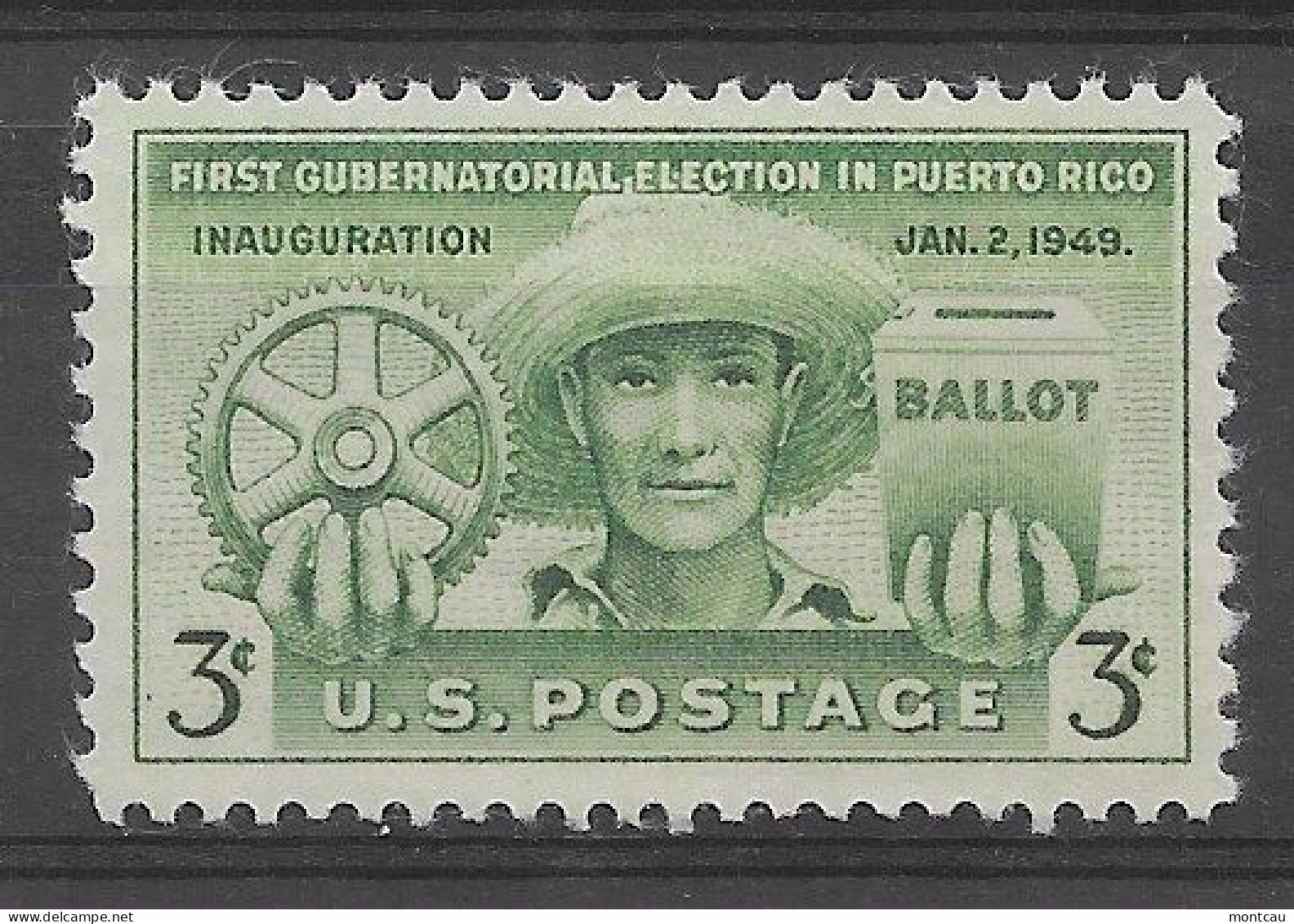 USA 1949.  Purto Rico Sc 983  (**) - Unused Stamps
