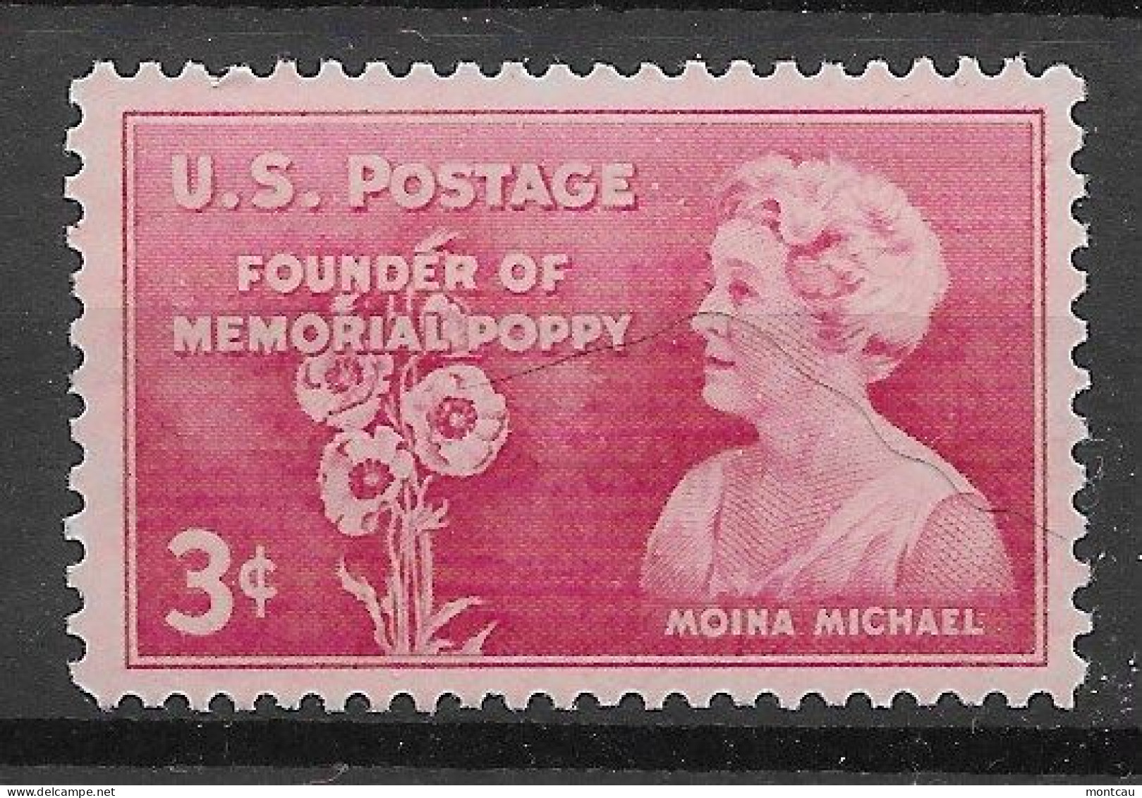 USA 1948.  Moina Michael Sc 977  (**) - Unused Stamps