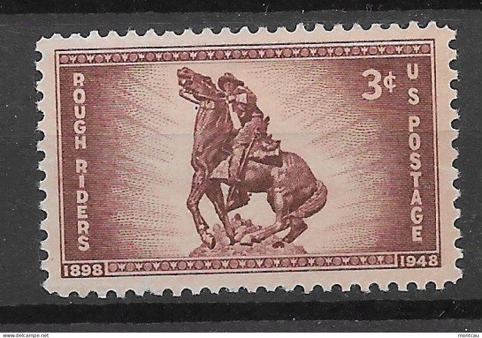 USA 1948.  Rough Riders Sc 973  (**) - Unused Stamps