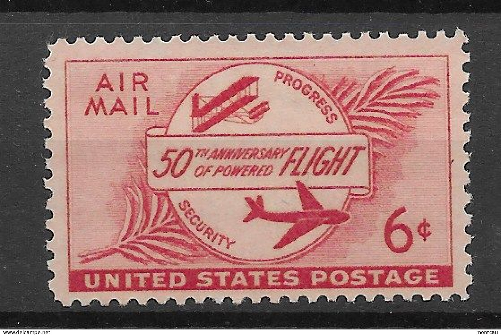 USA 1953.  First Flight Sc C47  (**) - 2b. 1941-1960 Ongebruikt