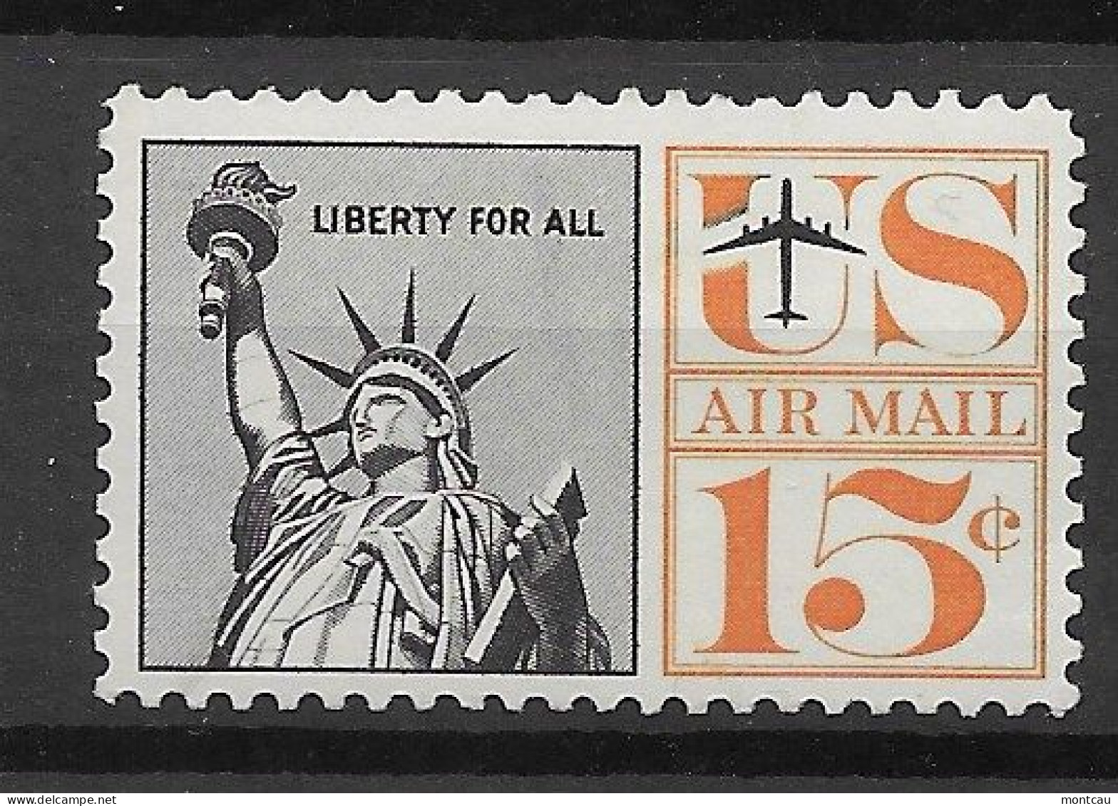 USA 1959.  Liberty Sc C58  (**) - 2b. 1941-1960 Ongebruikt