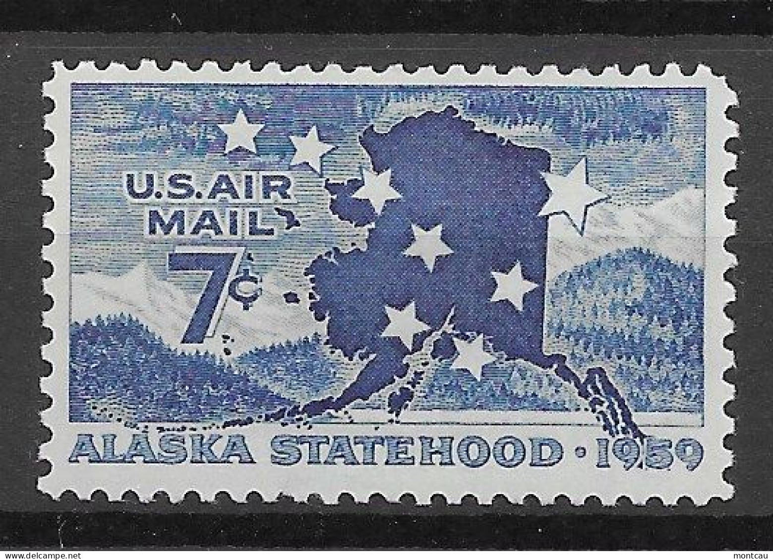 USA 1959.  Alaska Sc C53  (**) - 2b. 1941-1960 Nuevos