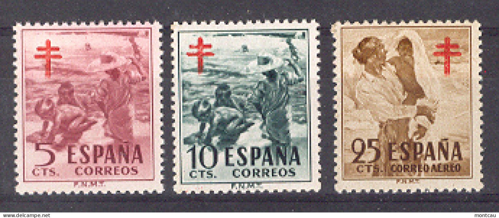 Spain 1951. Pro-tuberculosos Ed 1103-05 (**) - Neufs