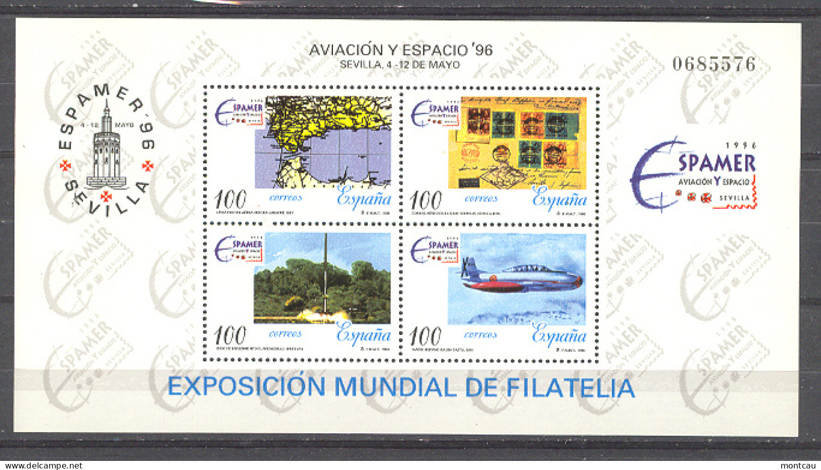 Spain 1996 - Aviacion Ed 3433 (**) - Unused Stamps