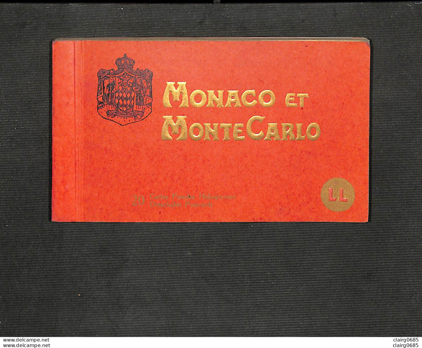 MONACO - MONACO Et MONTE CARLO - Carnet De 20 Cartes Postales Héliogravure 9 X 13,5 - RARE - Monte-Carlo
