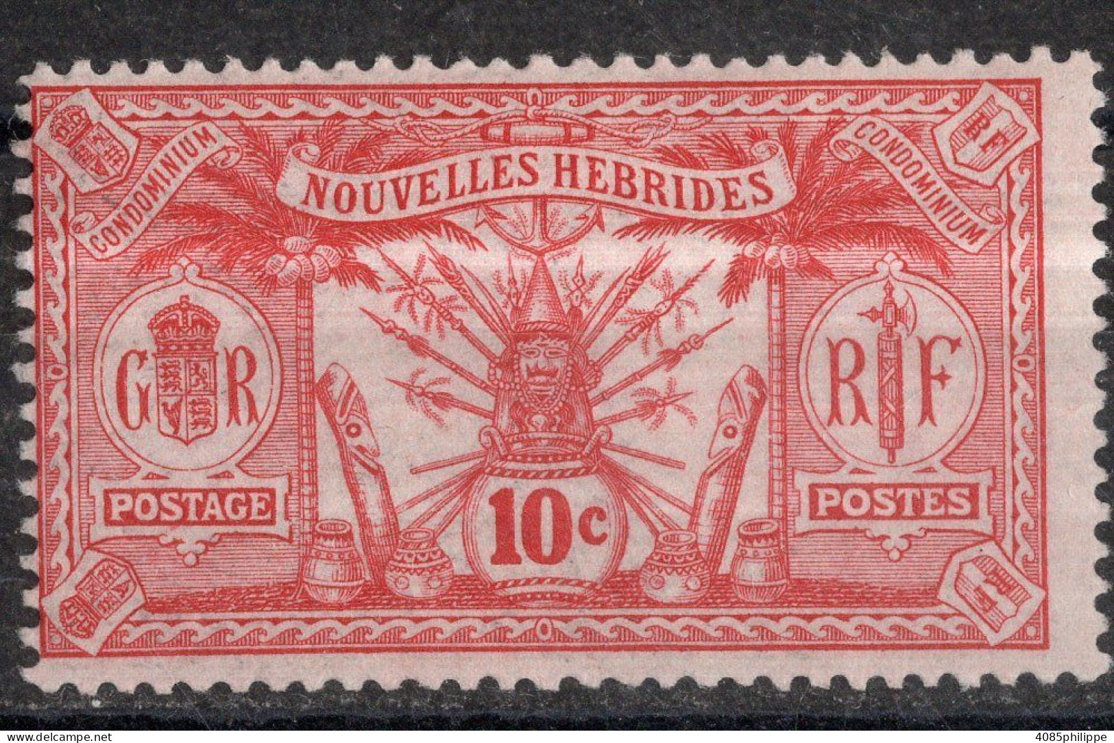 Nouvelles HEBRIDES Timbre-poste N°39* Neuf Charnière  TB Cote : 3€00 - Ungebraucht