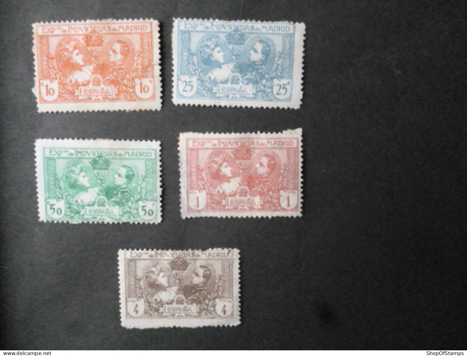 SPAIN SG  USED, 4PTA DAMAGED - Other & Unclassified