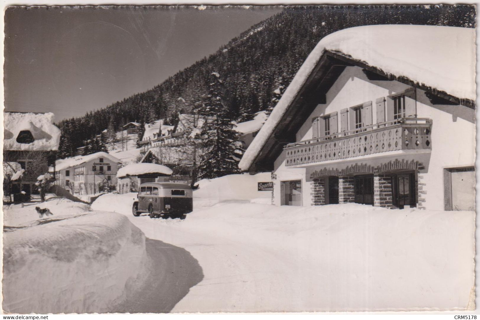 CPA-CHAMPEX-CHALET-NEIGE-ANCIEN AUTOCAR- - Otros & Sin Clasificación