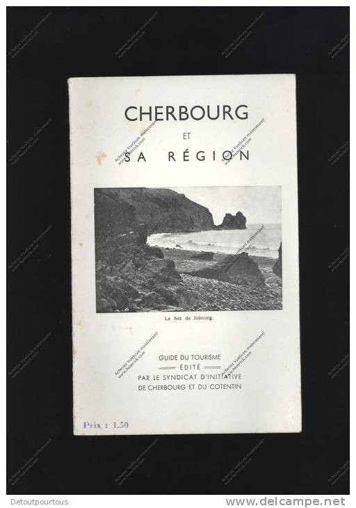 Livret Guide Touristique CHERBOURG Manche Syndicat D'initiative Du Cotentin - Reclame