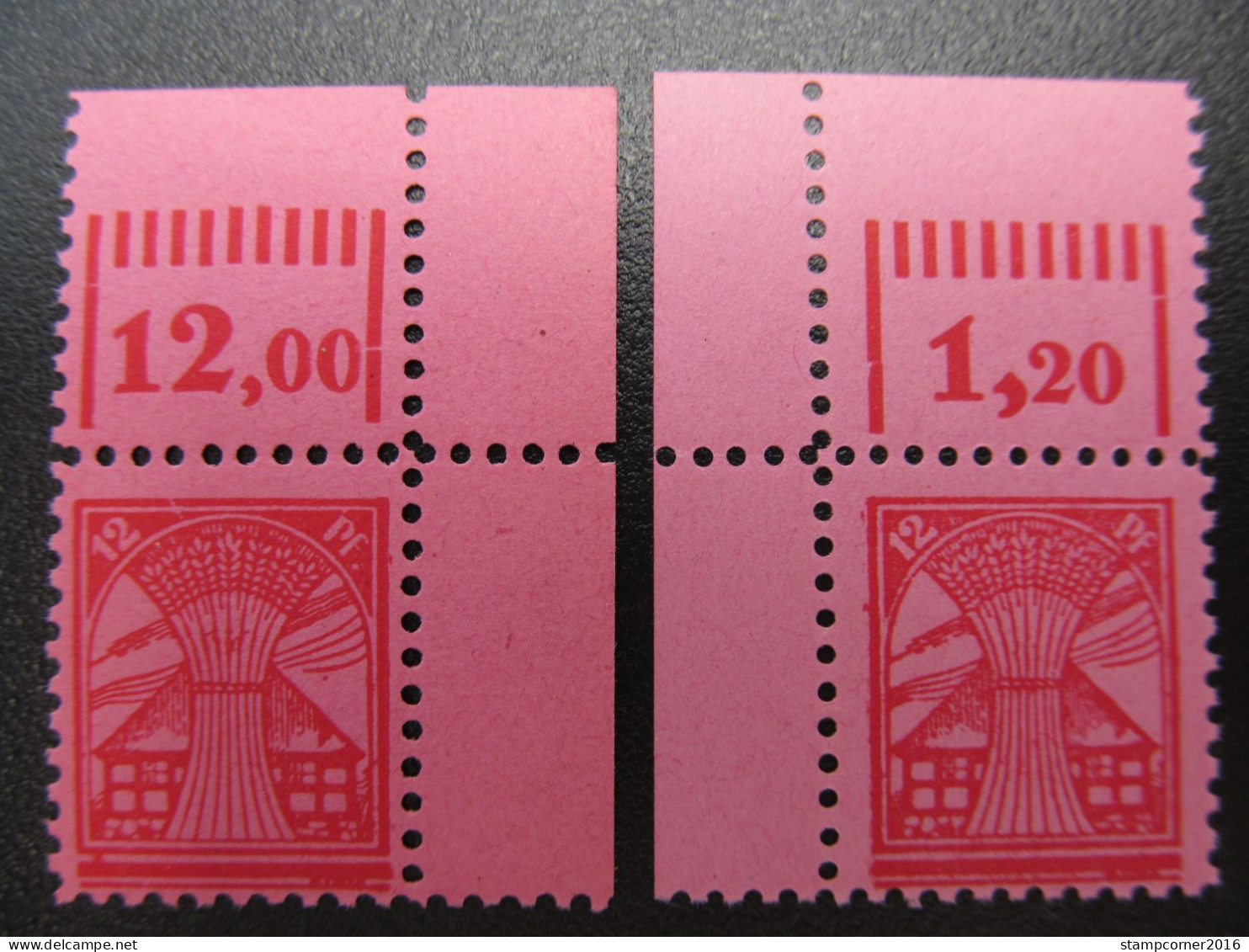 SBZ Nr. 19x+19y, 1945, Postfrisch, Bogenecke, BPP Geprüft, Mi 26€+ *DEK103* - Neufs
