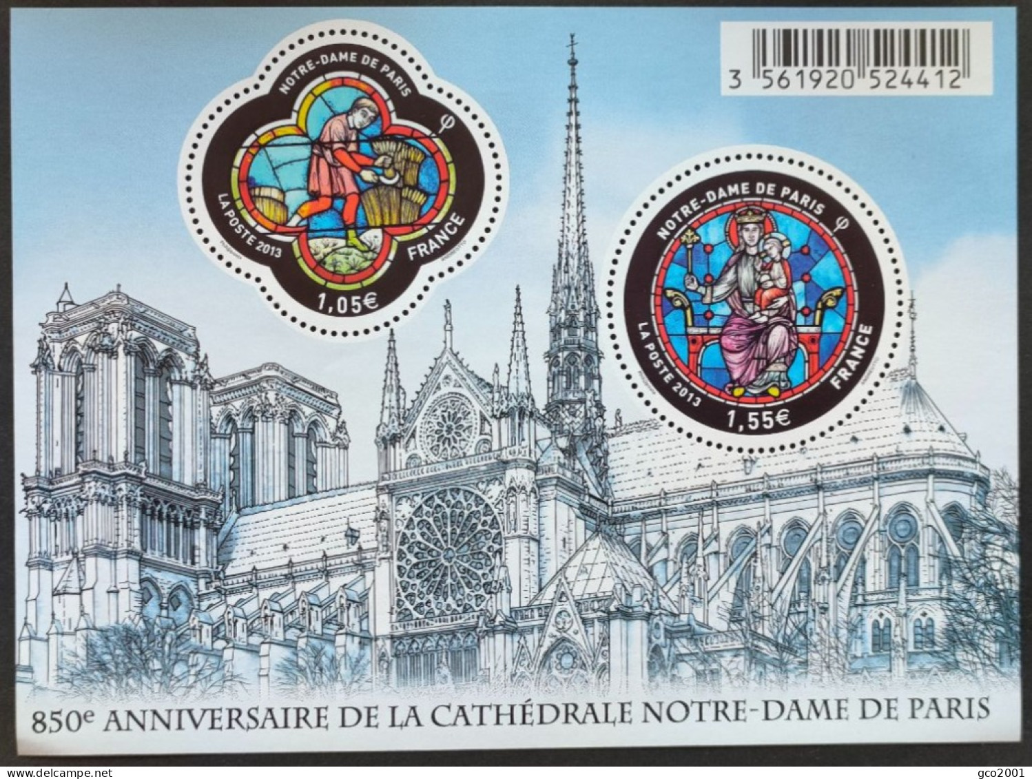 FRANCE / YT F4714 / NOTRE DAME DE PARIS - VITRAIL - CATHEDRALE / NEUF ** / MNH - 2008-2013 Marianne (Beaujard)