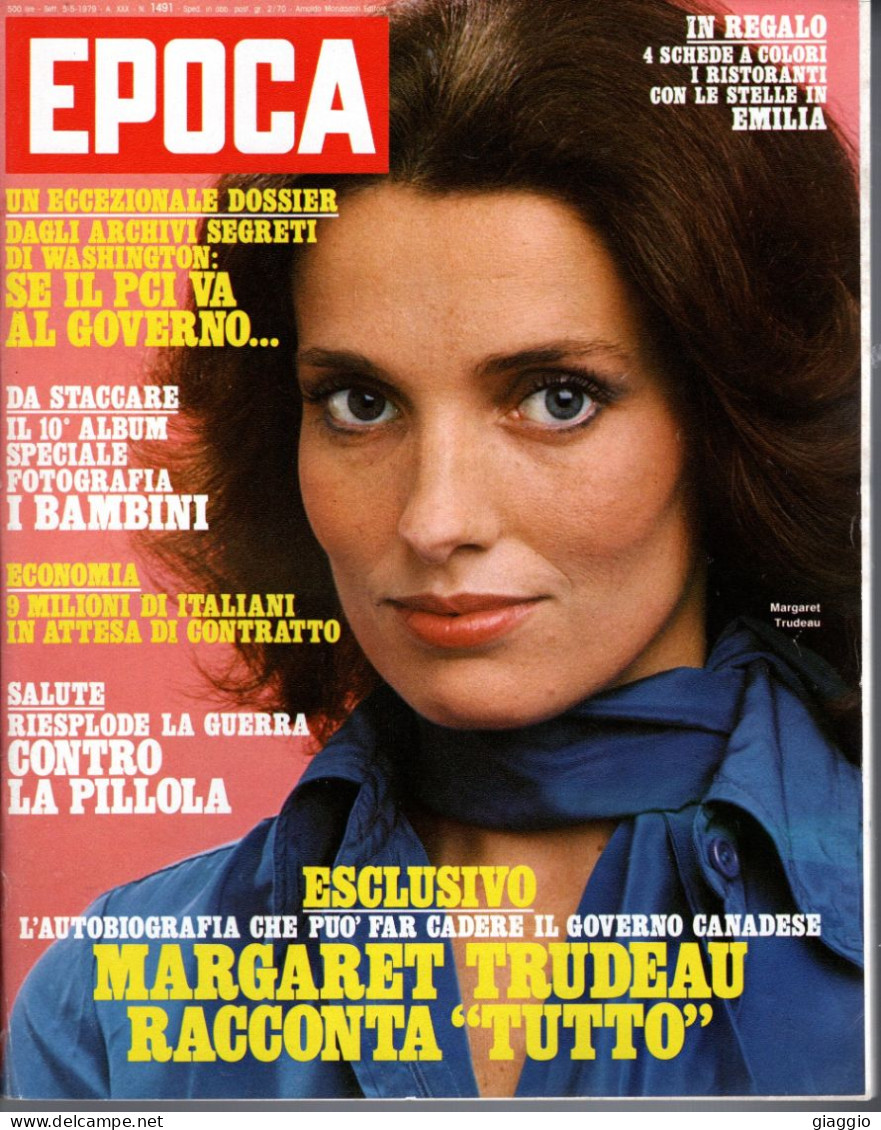 °°° RIVISTA EPOCA N° 1491 DEL 5 MAGGIO 1979 °°° - Andere & Zonder Classificatie