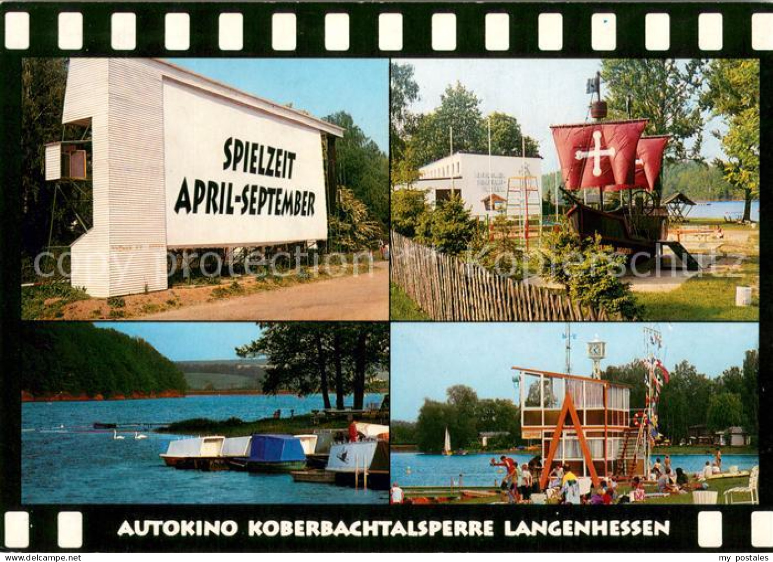 73652894 Langenhessen Autokino Im Naherholungsgebiet Koberbachtalsperre Altes Se - Werdau