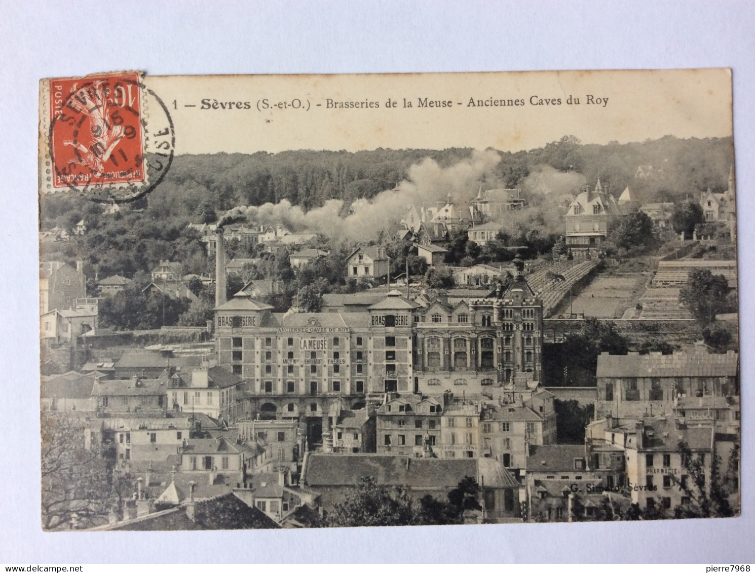 SEVRES (S.-et-O.) : Brasseries De La Meuse - Anciennes Caves Du Roy - 1911 - Sevres