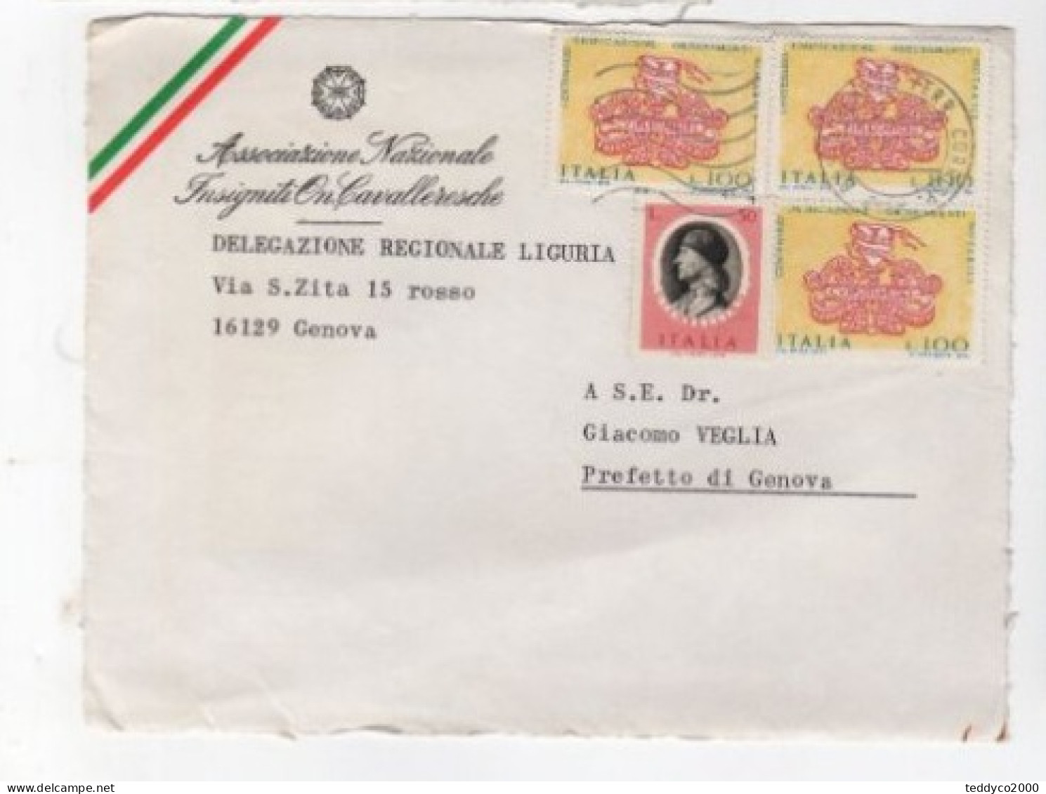 Italia 1975 Unificazione Ordinamenti Notabili - 1971-80: Storia Postale