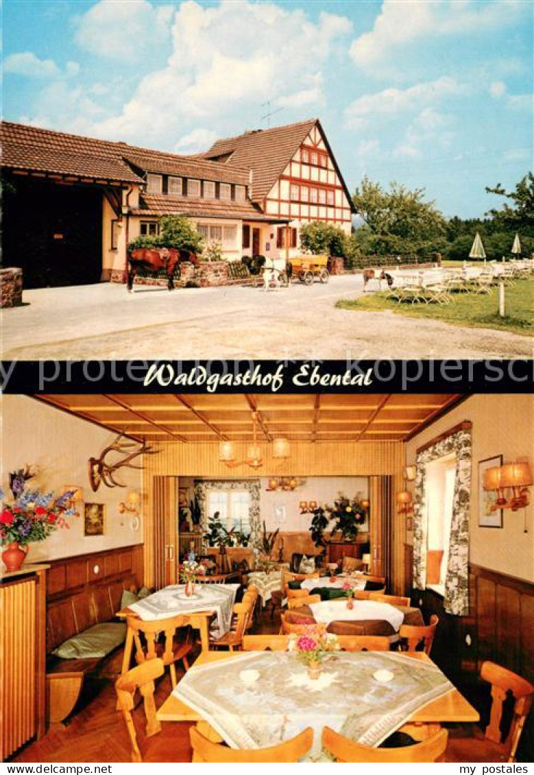 73652881 Ruedesheim Rhein Waldgasthof Ebental Restaurant Ponykutsche Ruedesheim  - Ruedesheim A. Rh.