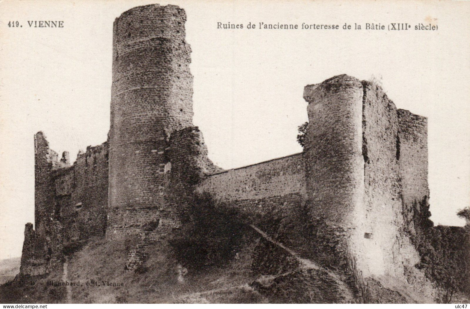 - 38 - VIENNE (Isère) - Ruines De L'ancienne Forteresse De La Bâtie (XIIIe Siècle). - - Vienne