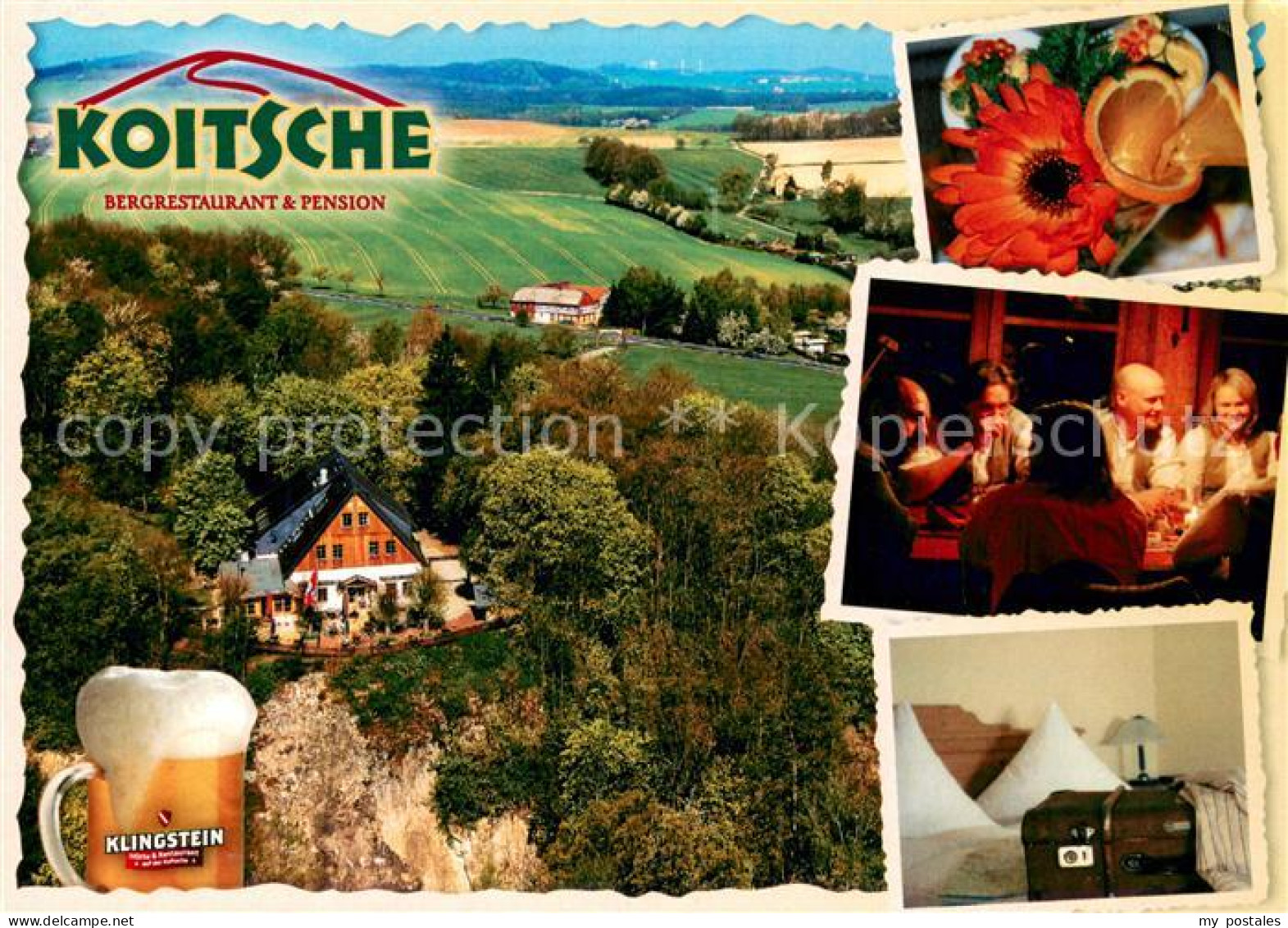 73652866 Hoernitz Zittau Bergrestaurant Pension Koitsche Landschaftspanorama Ber - Zittau