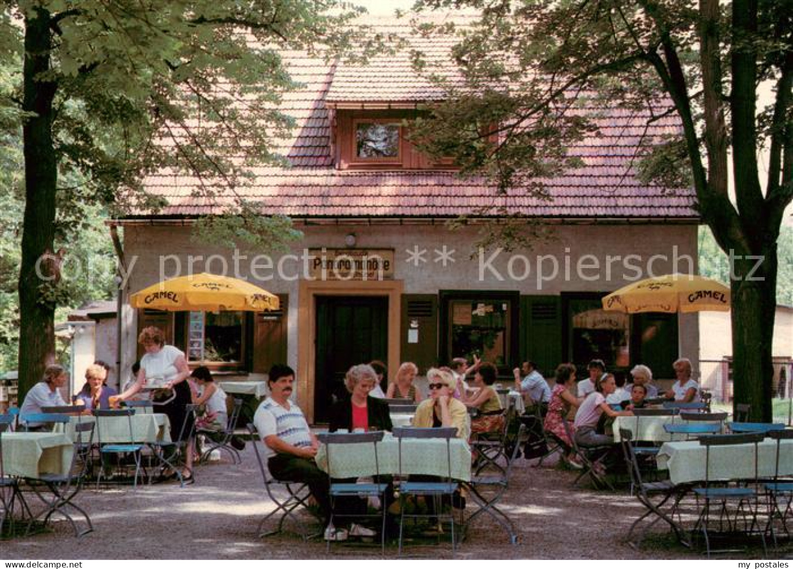 73652865 Berggiesshuebel Bergbaude Panoramahoehe Biergarten Berggiesshuebel - Bad Gottleuba-Berggiesshuebel