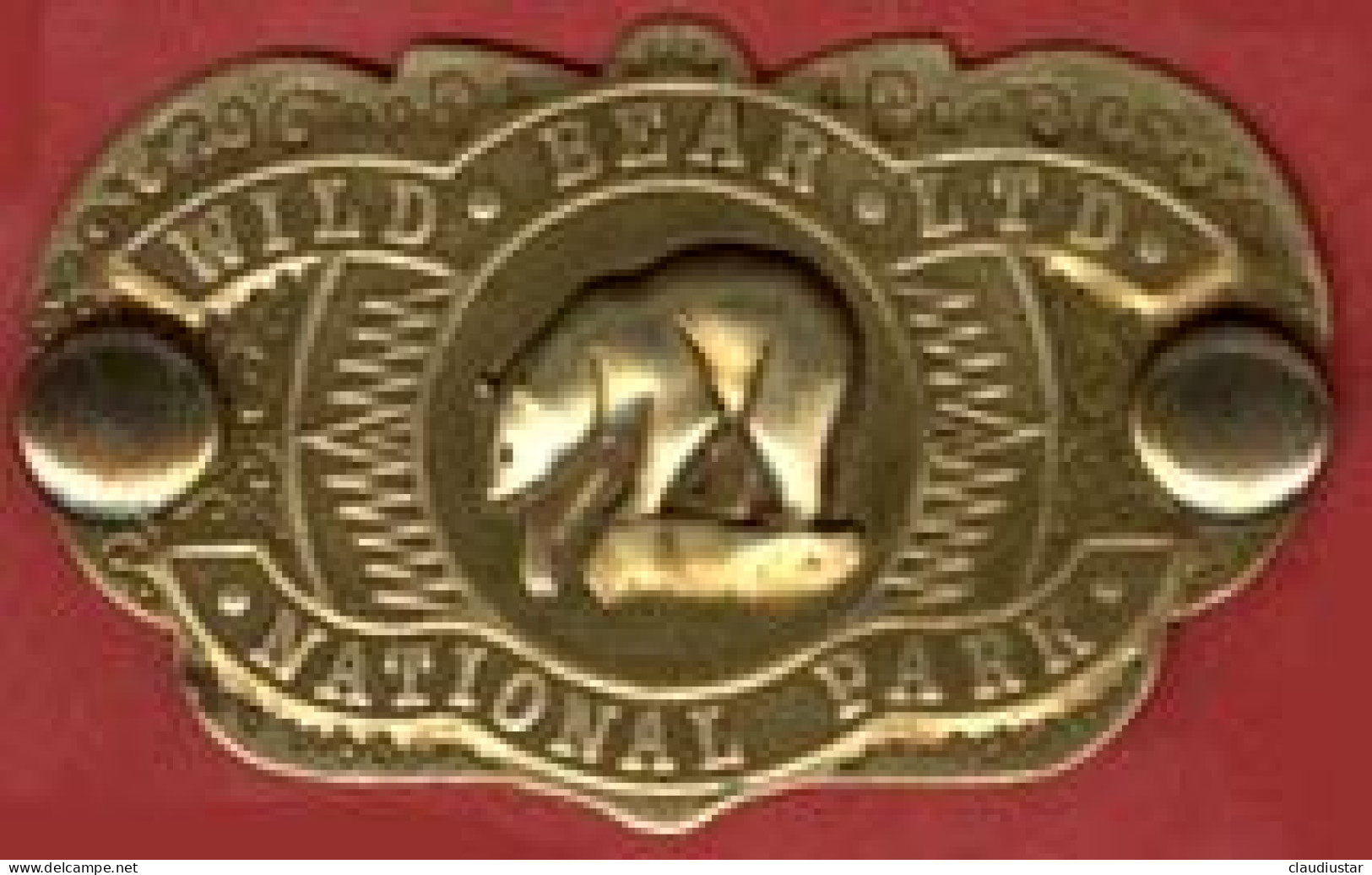 ** PLAQUE  OURS  -  NATIONAL  PARK ** - Other & Unclassified