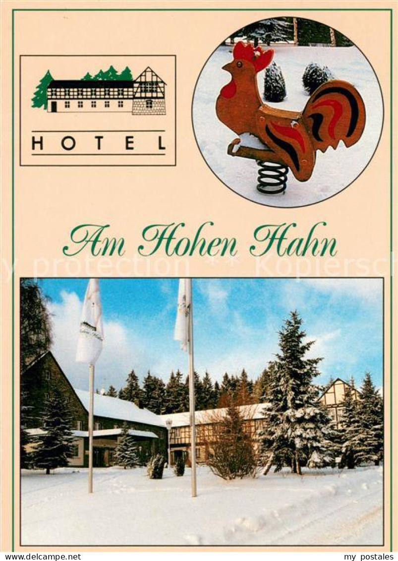 73652858 Bermsgruen Hotel Gaststaette Am Hohen Hahn Winterlandschaft Bermsgruen - Schwarzenberg (Erzgeb.)