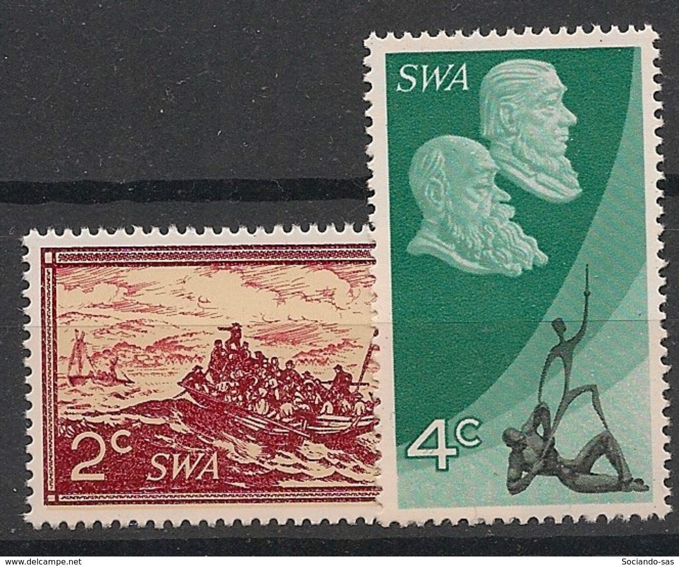 SWA / South West Africa - 1971 -  N°YT. 309 à 310 - République - Neuf Luxe ** / MNH / Postfrisch - Namibië (1990- ...)