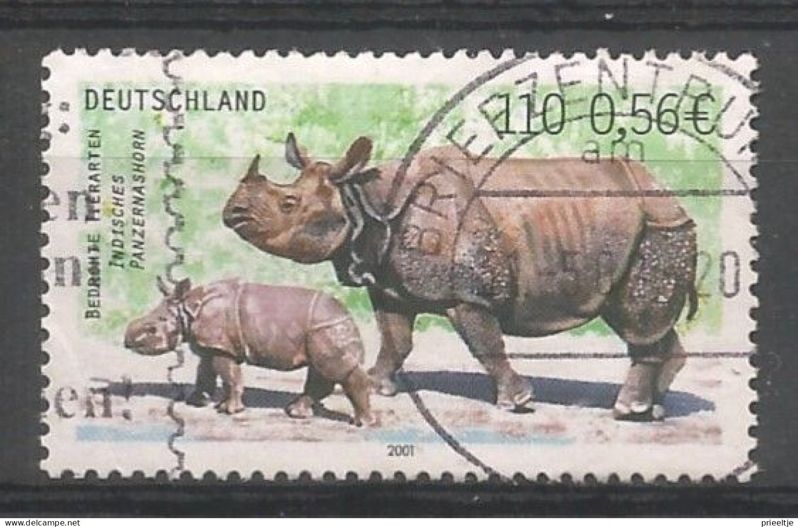 DBP 2001 Rhino Y.T. 2015 (0) - Used Stamps