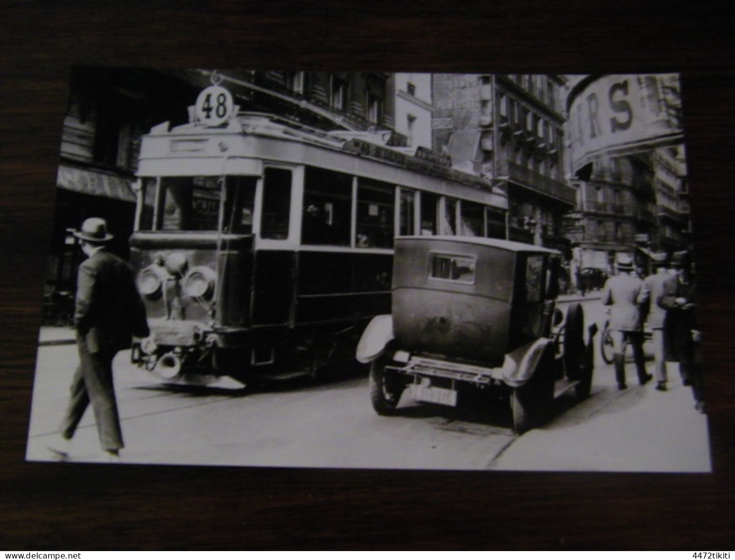 Photographie - Paris (75) - Tramway Motrice - Rue De Maubeuge - Collection Favière - 1938 - SUP (HV 93) - Public Transport (surface)