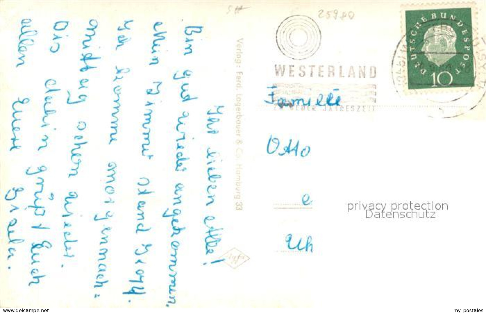 73652803 Westerland Sylt LVA Genesungsheim Nordseeheilbad Westerland Sylt - Altri & Non Classificati